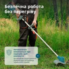 Набор из двух аккумуляторных инструментов Konner&Sohnen KS SHT-BCT-SET 20В ножницы для травы KS SHT-20V и триммер садовый KS BCT-20V акб 1х4А·час ЗП 8.1кг