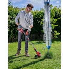 Тример акумуляторний Einhell GE-CT 18/25-1 Li - Solo 18В 8400об/хв 25см пластикові ножі + волосінь 2.0кг без АКБ та ЗП