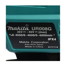 Тример садовий акумуляторний Makita UR008GZ01 XGT 36В 30см ніж/ліска 43см 5кг без АКБ та ЗП