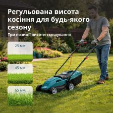 Газонокосилка сетевая Konner&Sohnen KS 32LM12-BL 1200Вт 32см 30л 25-65мм 12кг
