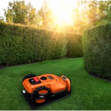 Газонокосарка-робот акумуляторна Neo Tools Energy+ 18В 1х6.0А·год 20-60мм 67дБ 600м2 3100об/хв кабель 100м IPX5 6.94кг