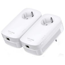 Комплект Адаптерiв Powerline TP-LINK TL-PA8010PKIT AV1300, 1xGE, (TL-PA8010 2шт), Розетка