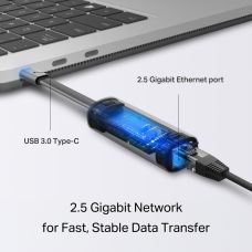 Мережевий адаптер TP-LINK UE302C 1x2,5GE, USB TypeC
