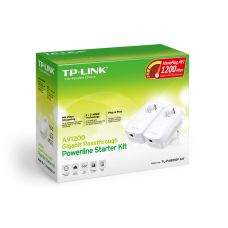 Комплект Адаптерiв Powerline TP-LINK TL-PA8010PKIT AV1300, 1xGE, (TL-PA8010 2шт), Розетка