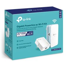 Комплект адаптеров Powerline TP-LINK TL-WPA7517KIT (TL-WPA7517 + TL-PA7017) AC1200, AV1000, 1xGE MESH