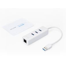 Мережевий адаптер TP-LINK UE330 1xGE, 3xUSB3.0, USB3.0