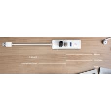 Мережевий адаптер TP-LINK UE330 1xGE, 3xUSB3.0, USB3.0