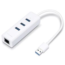 Мережевий адаптер TP-LINK UE330 1xGE, 3xUSB3.0, USB3.0 Мережевий адаптер TP-LINK UE330 1xGE, 3xUSB3.0, USB3.0