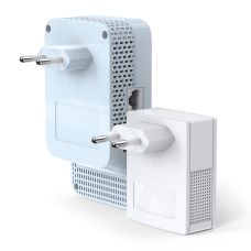 Комплект адаптеров Powerline TP-LINK TL-WPA7517KIT (TL-WPA7517 + TL-PA7017) AC1200, AV1000, 1xGE MESH