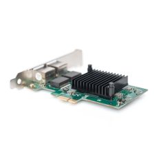 Сетевая карта DIGITUS Gigabit 2хRJ45, PCI Express
