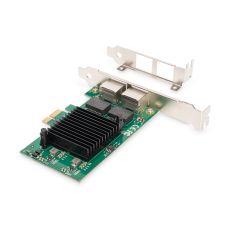 Сетевая карта DIGITUS Gigabit 2хRJ45, PCI Express