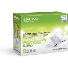 Комплект адаптеров Powerline TP-LINK TL-WPA4220KIT AV600, N300, (TL-WPA4220 1шт, TL-PA4010 1шт)