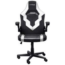 Крісло Trust GXT703W Riye, ПУ шкіра, Foldable Armrests, білий