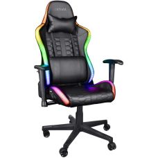 Кресло Trust GXT 716 Rizza, ПУ кожа, 3D-Armrests, RGB, черный