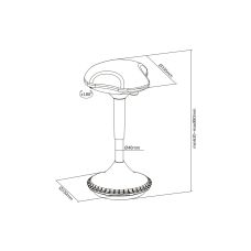 Стул DIGITUS Ergonomic Standing Chair