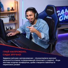 Кресло Trust GXT714 Ruya ECO, ПУ кожа, 3D-Armrests, черный