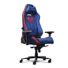 Кресло Trust GXT721SM Ruya Pro Superman edition, ПУ кожа, Foldable Armrests, синий
