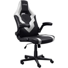 Крісло Trust GXT703W Riye, ПУ шкіра, Foldable Armrests, білий
