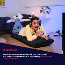 Напольное кресло Trust GXT 718 Rayzee, кожа ПУ, черный