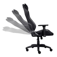 Кресло Trust GXT714 Ruya ECO, ПУ кожа, 3D-Armrests, черный