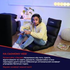 Напольное кресло Trust GXT 718 Rayzee, кожа ПУ, черный
