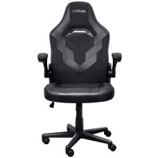 Кресло Trust GXT703 Riye, ПУ кожа, Foldable Armrests, черный