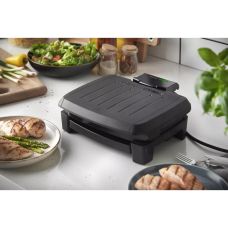 Гриль George Foreman прижимной Immersa Small, 1100Вт, темп. режимов-1, съемные пластины, металл, пластик, черный