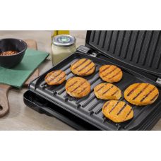 Гриль Russell Hobbs прижимной Family SteelGrill 1650Вт, темп. режимов-1, металл, красно-черный