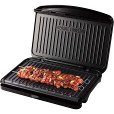 Гриль George Foreman прижимной Fit Grill Large 2400Вт, темп. режимов-1, пластик, черный