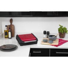 Гриль Russell Hobbs прижимной Family SteelGrill 1650Вт, темп. режимов-1, металл, красно-черный