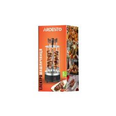 Электрошашлычница ARDESTO 900 Вт, 5 шампуров, вращение 360°, U-образные нагреватели, алюмин. кожух, нерж