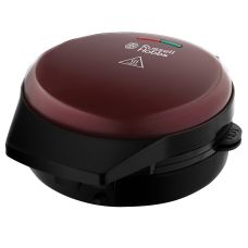 Мультимейкер Russell Hobbs Fiesta 950Вт, алюміній, 3 пластини, корпус-нержав.сталь/пластик, бордо