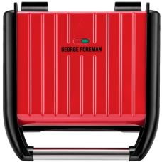 Гриль Russell Hobbs прижимной Family SteelGrill 1650Вт, темп. режимов-1, металл, красно-черный
