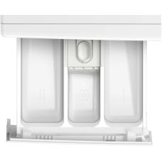 Стирально-сушильная машина Bosch фронтальная, 8(5)кг, 1400, E, 59см, дисплей, белый