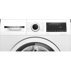 Стирально-сушильная машина Bosch фронтальная, 8(5)кг, 1400, E, 59см, дисплей, белый