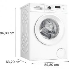 Стиральная машина Bosch фронтальная, 7кг, 1200, A, 59см, дисплей, белый