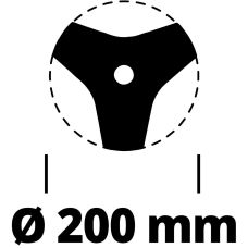 Нож для триммера-косы Einhell Agillo 200мм