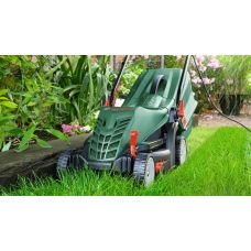 Газонокосилка сетевая Bosch UniversalRotak 37-555 1400Вт 37см 40л 27-50мм 15.5кг