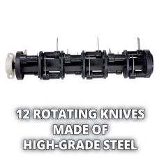 Аератор-скарифікатор акумуляторний Einhell GC-SC 18/28 Li-Solo 18В 28см ножі 12шт 6.65кг без АКБ та ЗП
