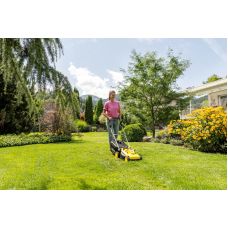 Газонокосилка аккумуляторная Karcher LMO 34-18 Dual 18В 34см 25-60мм