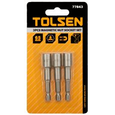Головки торцевые Tolsen магнитные, 1/4