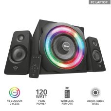 Акустическая система Trust GXT 629 Tytan 2.1, 60Вт, AUX, RGB, черный