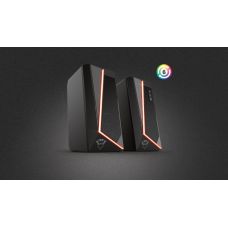 Акустическая система Trust GXT 609 Zoxa 2.0, USB/AUX, RGB, черный