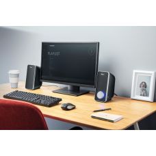 Акустическая система Trust Arys 2.0, 14Вт, USB/AUX, черный