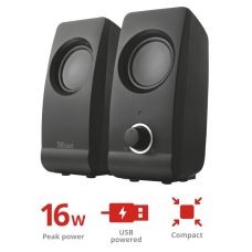 Акустическая система Trust Remo 2.0, USB/AUX, черный