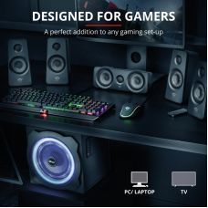 Акустична система Trust GXT 658 Tytan 5.1, 90Вт, AUX, чорний