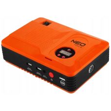 Пуско-зарядний пристрій портативний Neo Tools з компресором, 12В, 14000мА·год, 400А, 2хUSB 5В, 3.5бар, ліхтар