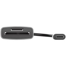 Кардрідер Trust Dalyx USB-С > SD/microSD, Алюміній, 0.08м, Сірий
