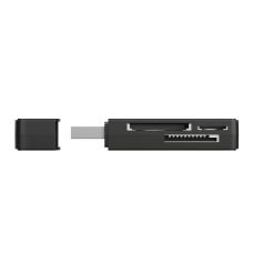 Кардидер Trust Nanga USB-A 3.2 > SD/microSD/MS/MSPRO/ммC/M2, черный