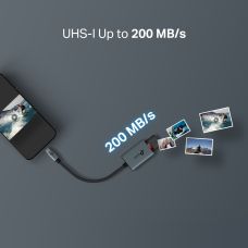 USB-концентратор TP-Link UA430C 1xSD, 1x-microSD, USB TypeC